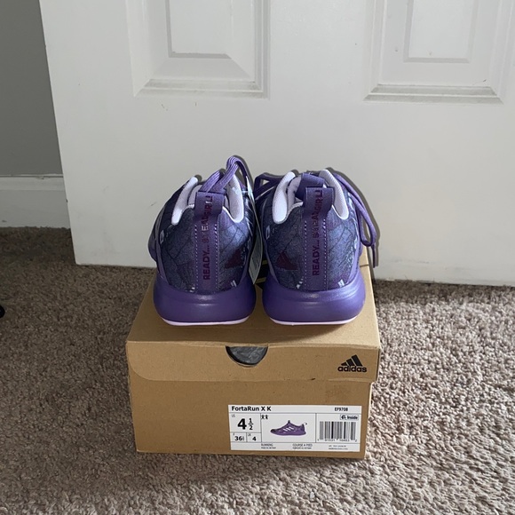 Adidas FortaRun X in Vibrant Purple - Picture 2 of 5